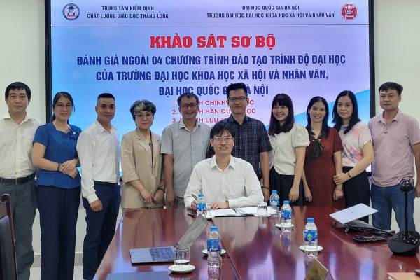 Trường ĐH KHXH&NV khảo sát sơ bộ đánh giá ngoài 04 CTĐT trình độ đại học