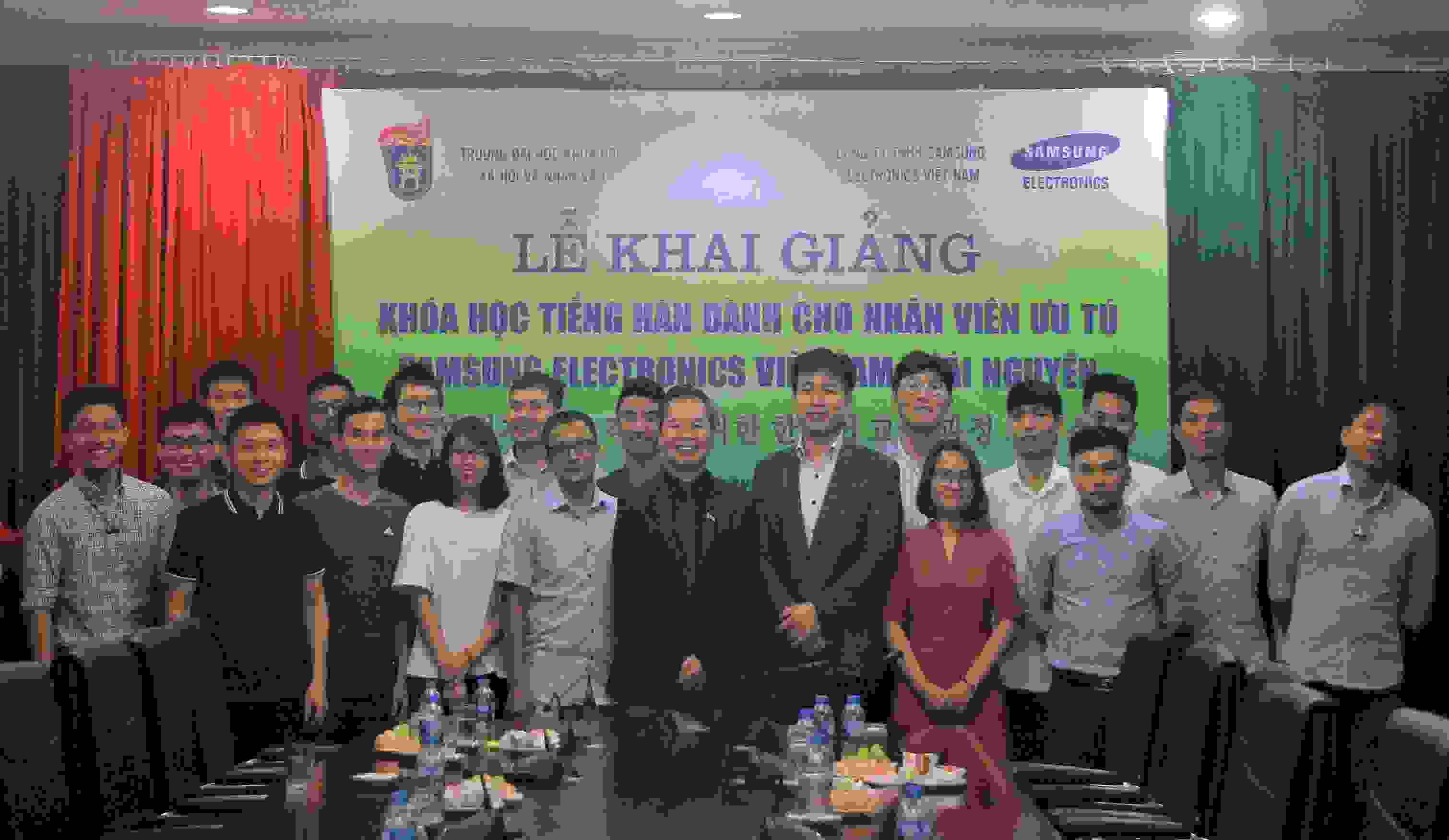 Khai giảng khóa học tiếng Hàn lần thứ 10 cho nhân viên Samsung Electronics