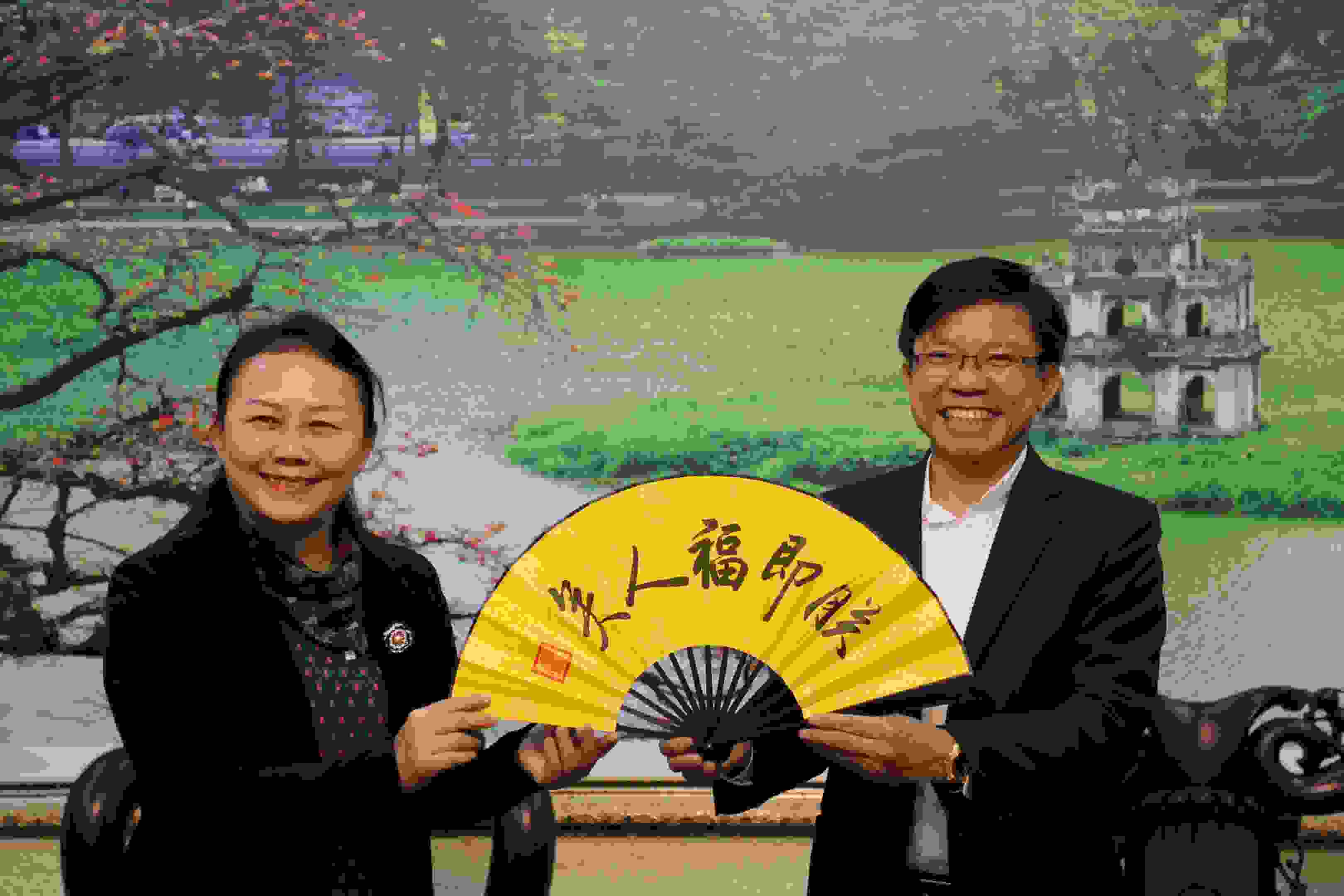 Tiếp đoàn công tác của Học viện Kỹ thuật Thương vụ Quốc tế Quảng Tây (Trung Quốc)