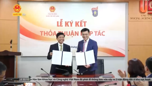 Truyền hình Quốc hội Việt Nam kí hợp tác với Trường Đại học Khoa học Xã hội và Nhân văn