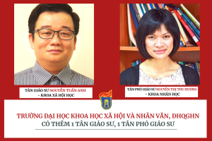 Trường Đại học Khoa học Xã hội và Nhân văn, ĐHQGHN có thêm 1 tân Giáo sư và 1 Phó giáo sư