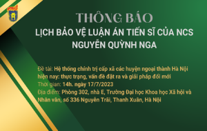 Thông báo Bảo vệ