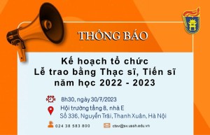 Thong bao Le trao bang thac si tien si 2023