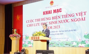 Khai mạc Cuộc thi Hùng biện tiếng Việt cho lưu học sinh nước ngoài tại Việt Nam năm 2023 - vòng Sơ khảo khu vực miền Bắc
