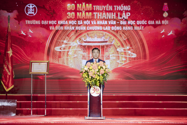 Phát biểu của Phó thủ tướng Chính phủ Lê Thành Long tại Lễ Kỷ niệm 80 năm truyền thống, 30 năm thành lập của Trường Đại học Khoa học Xã hội và Nhân văn, ĐHQGHN