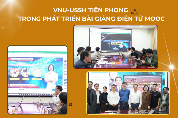 VNU-USSH tiên phong trong phát triển bài giảng điện tử MOOC