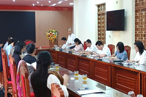 Trường ĐH KHXH&NV làm việc với Sở Dân tộc và Tôn giáo tỉnh Lào Cai về nguồn lực của tín ngưỡng, tôn giáo của tỉnh 