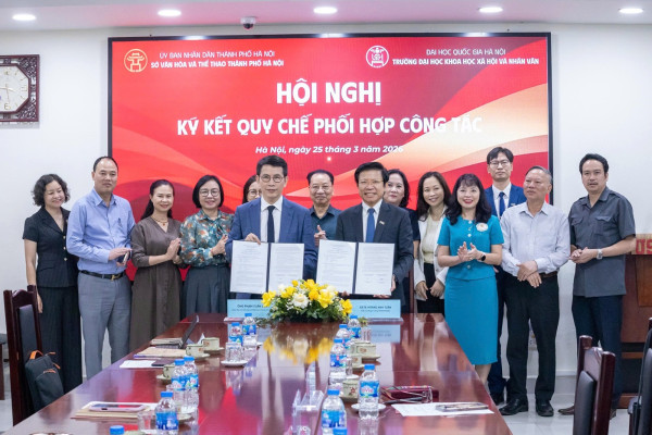 Trường Đại học Khoa học Xã hội và Nhân văn đồng hành cùng Sở Văn hóa và Thể thao Hà Nội trong phát triển văn hóa