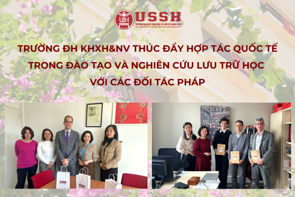 Thúc đẩy hợp tác quốc tế trong đào tạo và nghiên cứu Lưu trữ học với các đối tác Pháp