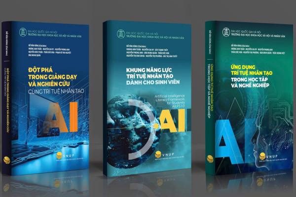 Trường ĐH KHXH&NV chia sẻ miễn phí bộ sách về thúc đẩy năng lực AI