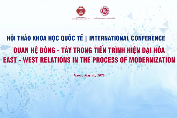 Thông báo tổ chức hội thảo khoa học quốc tế: “Quan hệ Đông - Tây trong tiến trình hiện đại hóa” (East – West Relations in the Process of Modernization)
