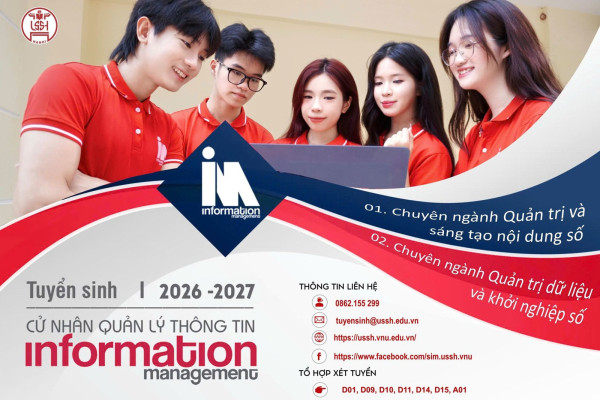 Ngành Quản lý thông tin: Chuyên gia Quản trị thông tin trong kỷ nguyên số