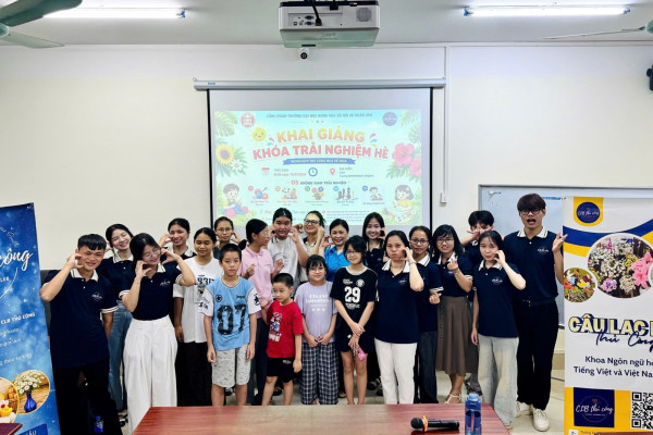 Trải nghiệm hè 2026: Mùa hè rực rỡ dành cho con em cán bộ Trường ĐH KHXH&NV
