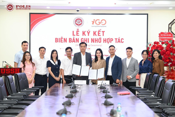 Hợp tác đào tạo, nghiên cứu khoa học và phát triển nguồn nhân lực giữa Trường ĐH KHXH&NV và Công ty CP Đầu tư và Công nghệ IGO