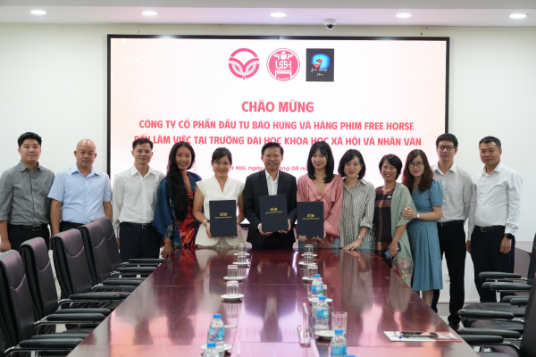Trường ĐH KHXH&NV hợp tác về phát triển nghiên cứu, đào tạo và ứng dụng công nghiệp văn hóa với Bảo Hưng Invest và Hãng phim Free Horse