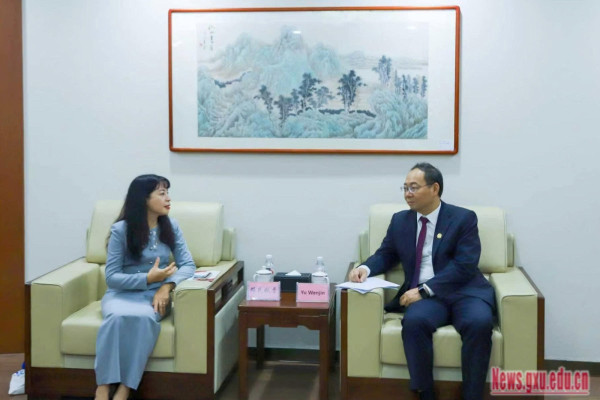 Thúc đẩy hợp tác đào tạo, nghiên cứu với Đại học Quảng Tây