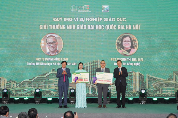 Nhà giáo USSH đạt Giải Nhì “Giải thưởng IMG – Vì sự nghiệp giáo dục” năm 2025