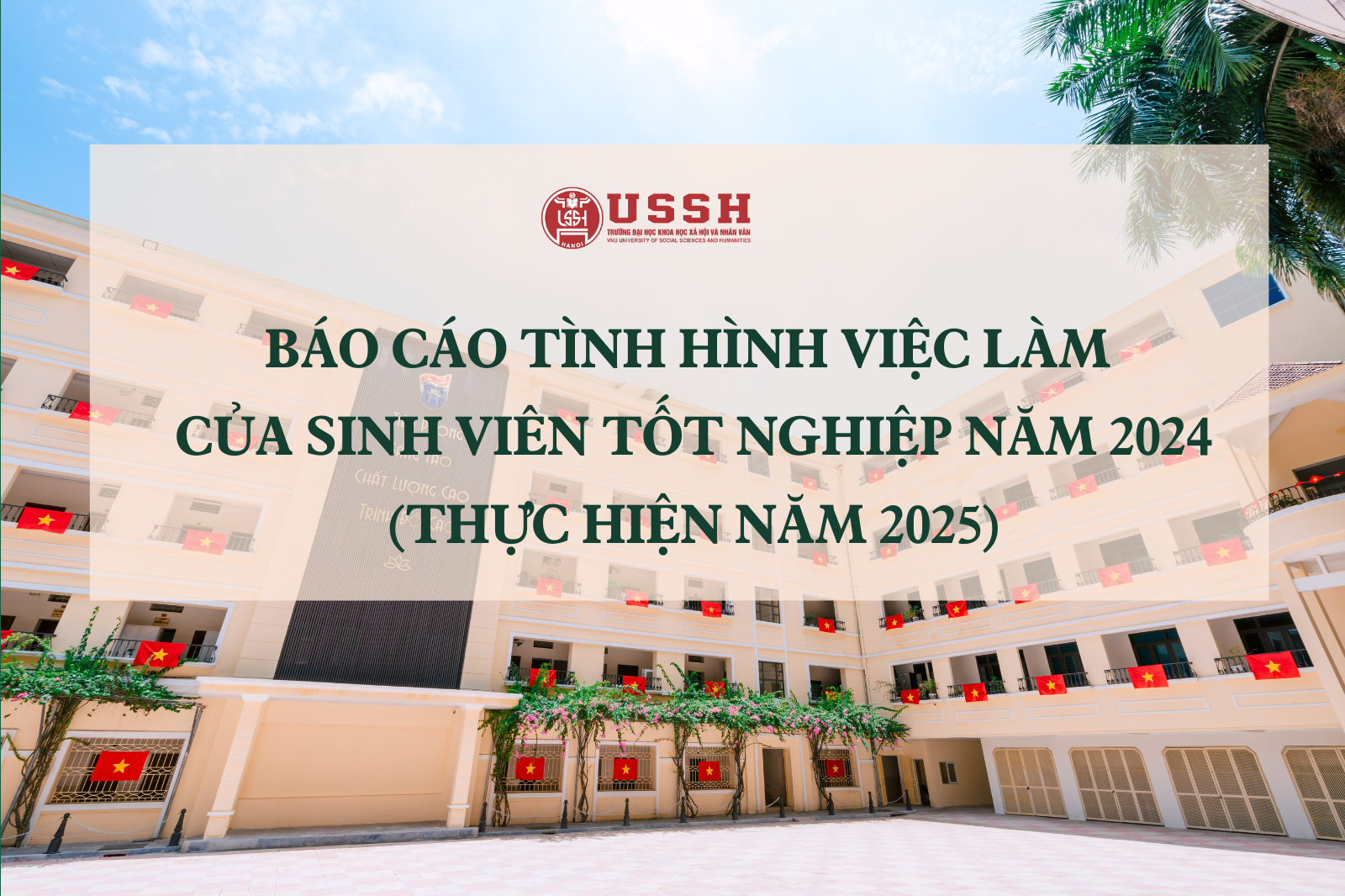 Báo cáo tình hình việc làm của sinh viên tốt nghiệp năm 2024 (thực hiện năm 2025)