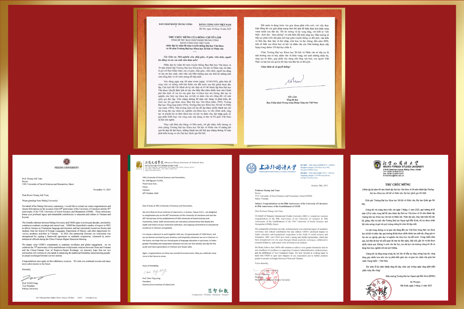 Trường ĐH KHXH&NV đón nhận nhiều tình cảm và sự đồng hành ý nghĩa nhân Kỷ niệm 80 năm truyền thống - 30 năm thành lập trường