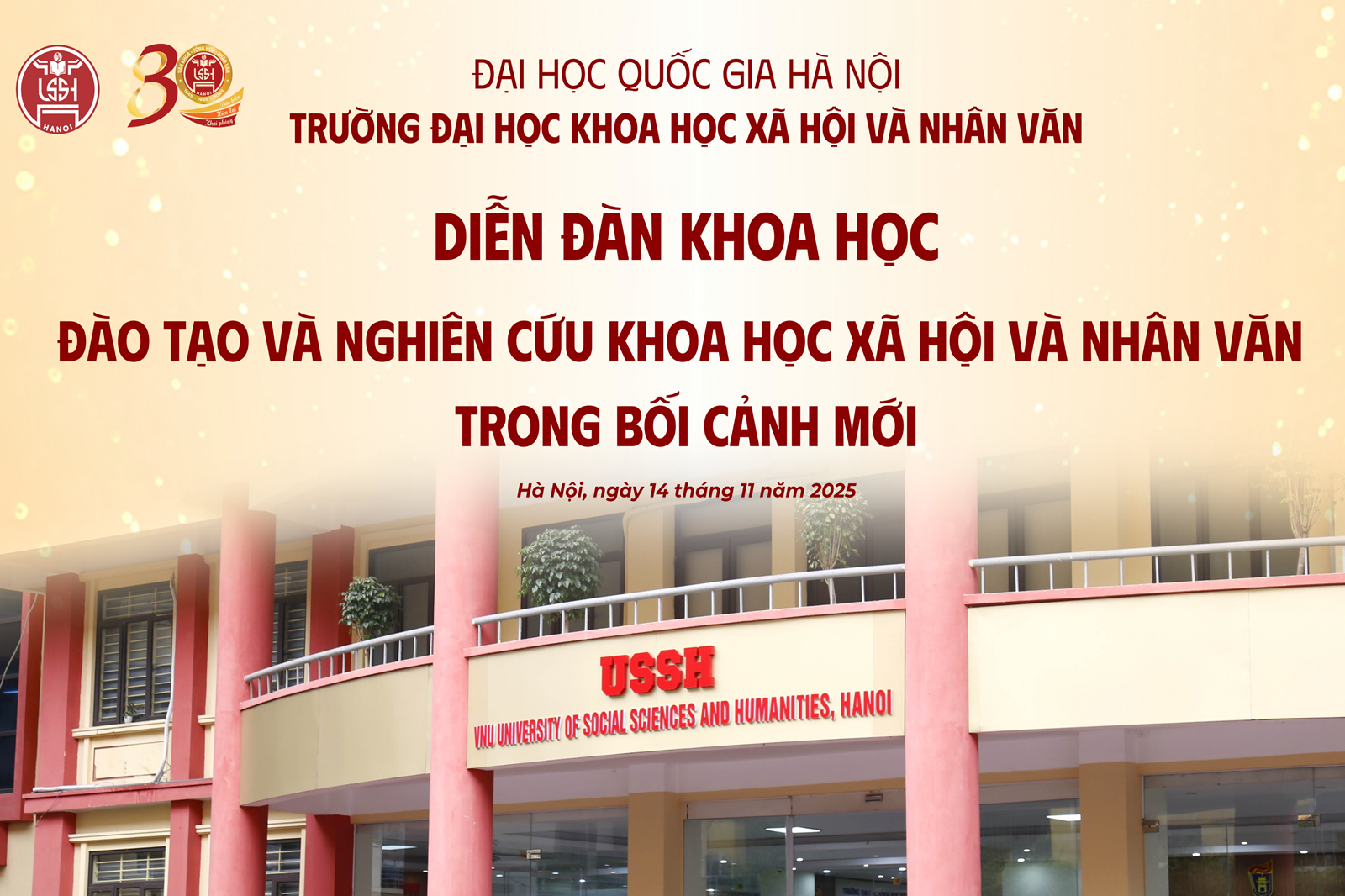 Diễn đàn khoa học “Đào tạo và nghiên cứu khoa học xã hội và nhân văn trong bối cảnh mới”