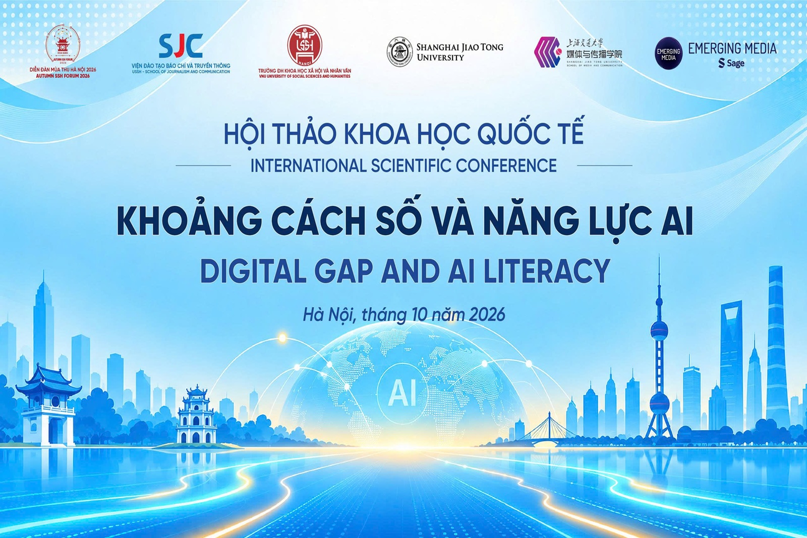 Hội thảo khoa học quốc tế: Khoảng cách số và năng lực AI  (Digital Gap and AI Literacy)